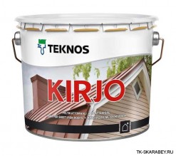 фото: Teknos Kirjo (Текнос Кирье), База PM1 — Краска по металлу на основе алкида, полуматовая. 