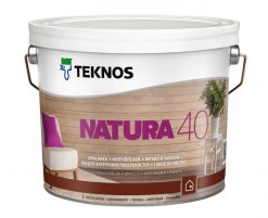 фото: Teknos Natura 40 (Текнос Натура 40) - Лак для внутренних работ, полуглянцевый. 