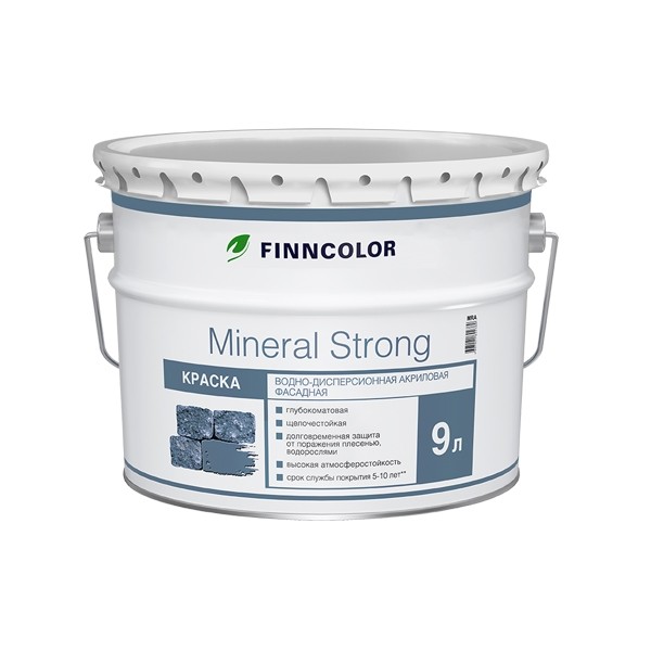 Краска Mineral Strong (База LAP):  фасадную краску Минерал Стронг .