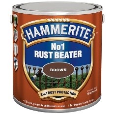 фото: Hammerite Rust Beater (Хаммерайт), - Грунт антикоррозийный коричневый  для черных металлов  