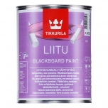 фото: Tikkurila Liitu (Тиккурила Лииту) - Краска для школьных досок, черная, матовая.