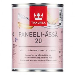 фото: Tikkurila Paneeli Assa (Тиккурила Панеели Ясся) - Лак для стен и потолков, полуматовый. 