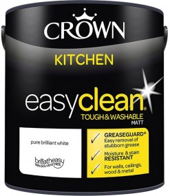 фото: Crown Kitchen Easy Clean (Краун) - Краска для кухнь и ванн,матовая 2,5л