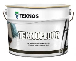 фото: Teknos Teknofloor (Текнос Текнофлор), База РМ 1 —  Уретано-алкидная краска для пола, глянцевая.