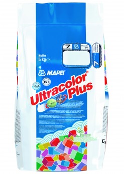 фото: Mapei Ultracolor Plus (Мапеи Ультраколор Плюс), №100 Белый/5кг — Затирка для плитки