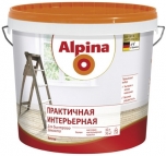 фото: Alpina (Альпина Практичная) - Интерьерная краска для стен и потолков,матовая (10л)