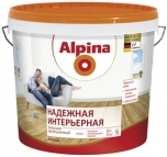 фото: Alpina (Альпина Надежная) - Латексная краска для стен и потолков,матовая (10л)