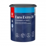 фото: Tikkurila Euro Extra 20, 0.9л, краска для влажных помещений, полуматовая, база А