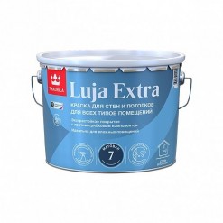 фото: Tikkurila Luja Extra, 0,9л, краска для стен и потолков, матовая, база А