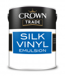фото: Crown Silk Vinyl (Краун Силк Винил), - Интерьерная краска для стен и потолков, полуглянцевая 5л   