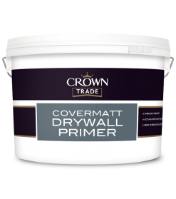 фото: Crown Covermatt Drywall (Краун Коверматт Праймер), - Грунтовка для стен и потолков 10л