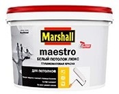 фото: Marshall Maestro (Маршалл Маэстро) - Краска для потолков,глубокоматовая (10л)  