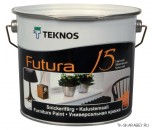 фото: Teknos Futura 15 (Текнос Футура 15), База PM1— Краска полуматовая, быстровысыхающая.