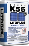 фото: Litokol Litoplus K55 (Литокол Литоплюс К55), Белый - Плиточный клей.