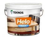 фото: Teknos Helo Aqua 40 (Текнос Хело Аква 40) - Полуглянцевый лак для стен и пола.