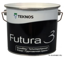 фото: Teknos Futura 3 (Teknos Futura 3), База PM1 -  Адгезионная грунтовка, матовая.