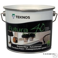 фото: Teknos Futura 40 (Тeкнос Футура 40), База PM1 — Полуглянцевая, желеобразная, уретано-алкидная краска.