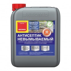 фото: Неомид 430 Эко (Neomid 430 Eco) - Невымываемый антисептик для внутренних и наружных работ.