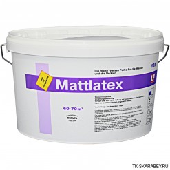 фото: Derufa (Деруфа Mattlatex),9л,водно-дисперсионная краска для стен и потолков, матовая, база А
